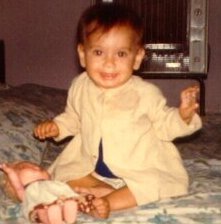 Gazal, in Bhusawal, a few months after she was born