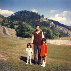 Gazal, Sonal and myself, at the Naldehra golf course in Shimla