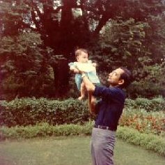 Gazal and her papa, together, in Bhusawal